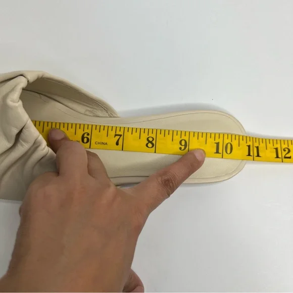 Vince Hedi Pointed Toe Mules Cream Size 8.5 - Picture 12 of 12